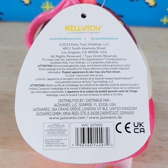 Squishmallow Elpha the Cupcake 3" UltraSoft Valentine's Day Toy Plush NWT - Picture 5 of 5